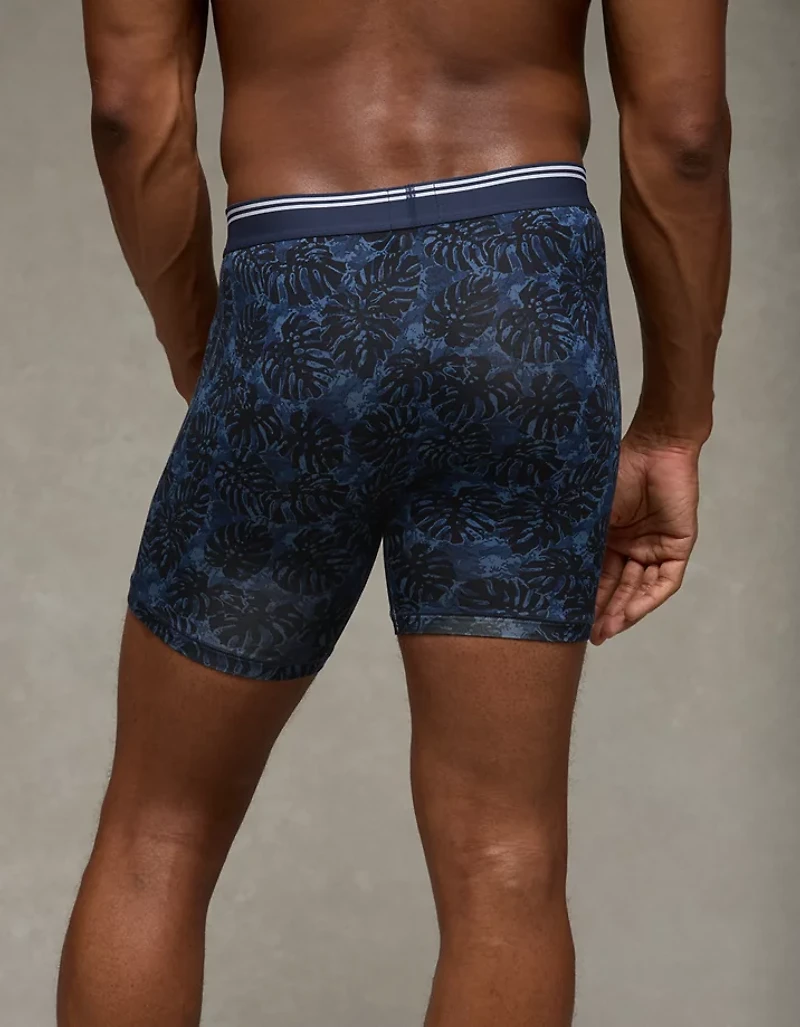 Caleçon boxeur ajusté ultradoux de 6 po camouflage palmiers pour hommes AEO