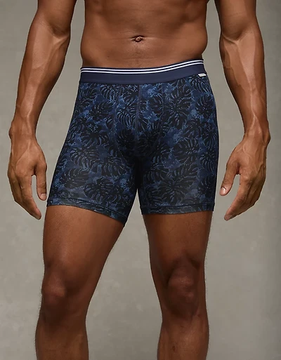 Caleçon boxeur ajusté ultradoux de 6 po camouflage palmiers pour hommes AEO