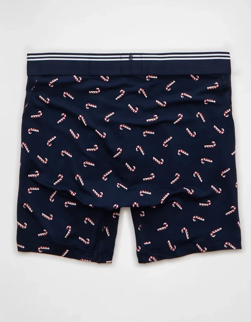 AEO Men's Candy Cane 6" Ultra Soft Boxer Brief