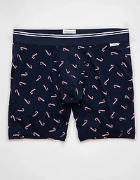AEO Men's Candy Cane 6" Ultra Soft Boxer Brief