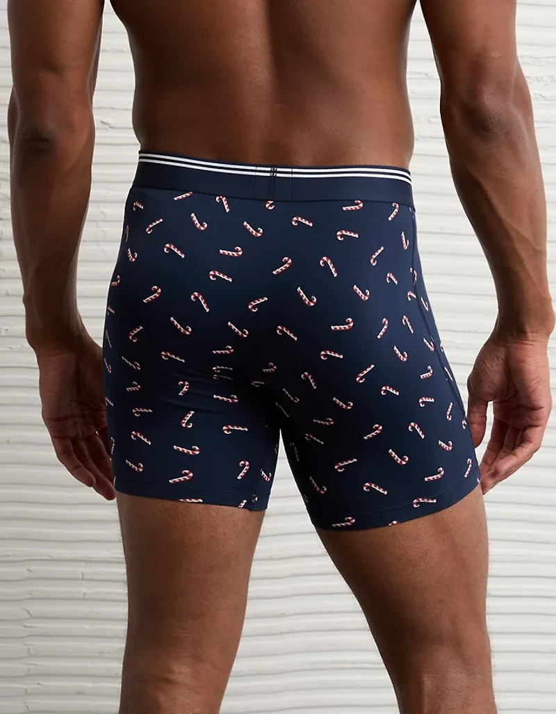 AEO Men's Candy Cane 6" Ultra Soft Boxer Brief