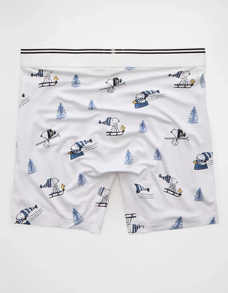 AEO Men's Snoopy Skier 6" Ultra Soft Boxer Brief