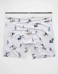 AEO Men's Snoopy Skier 6" Ultra Soft Boxer Brief