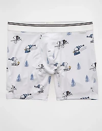 Caleçon boxeur ajusté ultradoux de 6 po Snoopy skieur pour hommes AEO