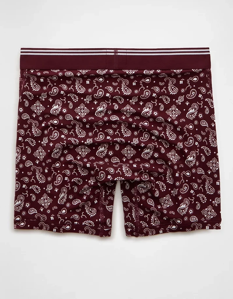 AEO Men's Paisley 6" Ultra Soft Boxer Brief