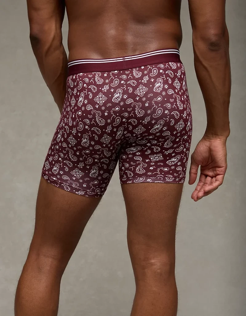 AEO Men's Paisley 6" Ultra Soft Boxer Brief