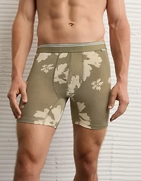 Caleçon boxeur ajusté ultradoux de 6 po imprimé floral pour hommes AEO