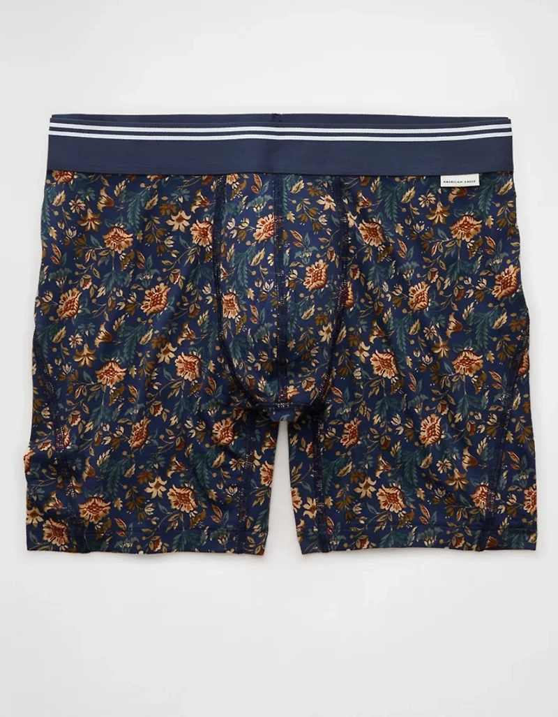 AEO Men's Floral 6" Ultra Soft Boxer Brief