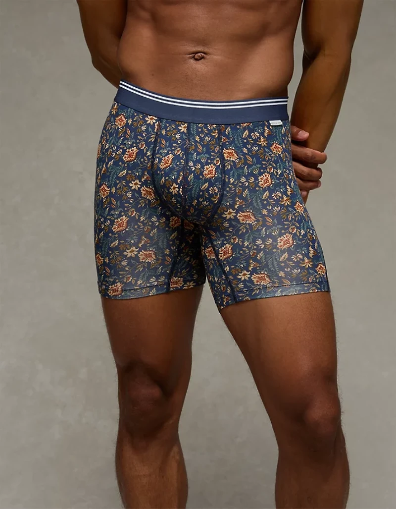 AEO Men's Floral 6" Ultra Soft Boxer Brief