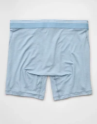 Caleçon boxeur ajusté ultradoux de 6 po à rayures pour hommes AEO