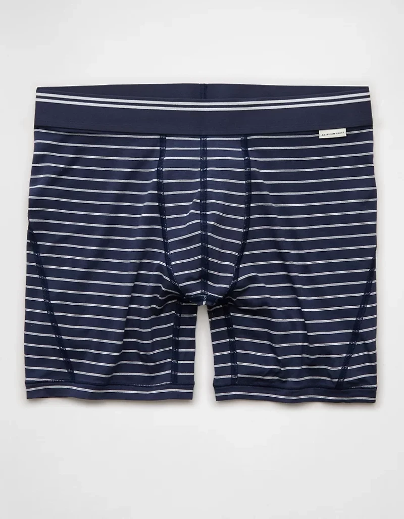 AEO Men's Striped 6" Ultra Soft Boxer Brief