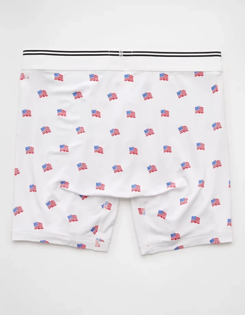 AEO Men's USA Stars & Stripes 6" Ultra Soft Boxer Brief