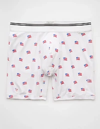 AEO Men's USA Stars & Stripes 6" Ultra Soft Boxer Brief