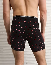 Caleçon boxeur ajusté ultradoux AEO de 6 po à motifs roses la Saint-Valentin pour hommes