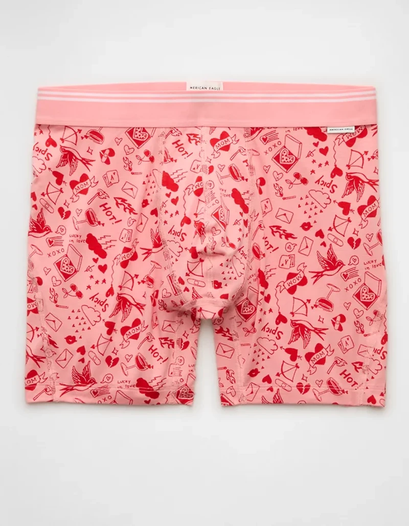 AEO Men's Valentine's Day 6" Ultra Soft Boxer Brief