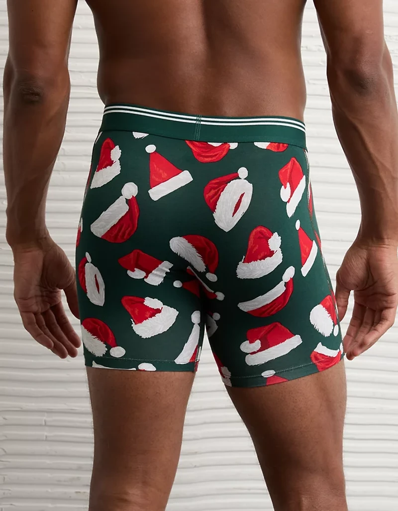 AEO Men's Santa Hat 6" Ultra Soft Boxer Brief