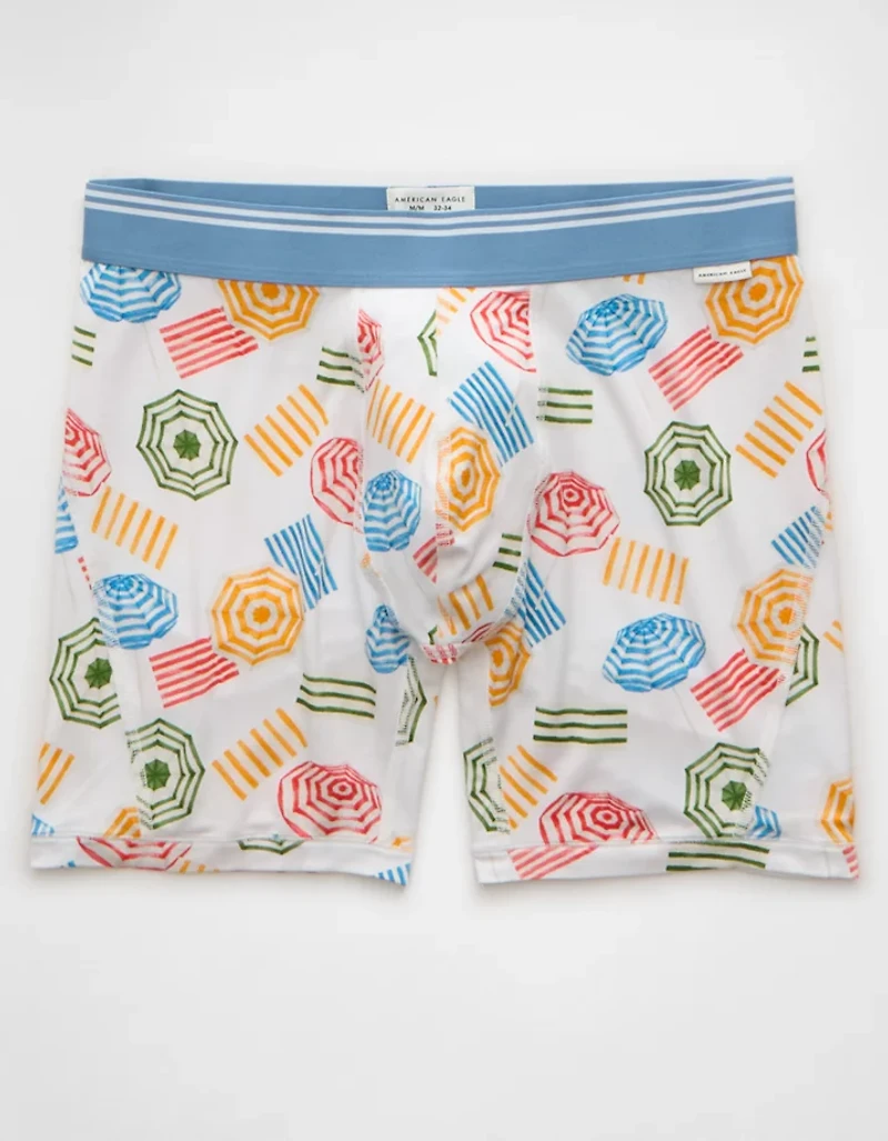 Caleçon boxeur ajusté ultradoux de 6 po parapluies pour hommes AEO