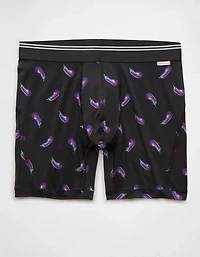 Caleçon boxeur ajusté ultradoux de 6 po aubergines pour hommes AEO