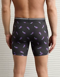 Caleçon boxeur ajusté ultradoux de 6 po aubergines pour hommes AEO
