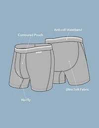 AEO Men's Snoopy 6" Ultra Soft Boxer Brief