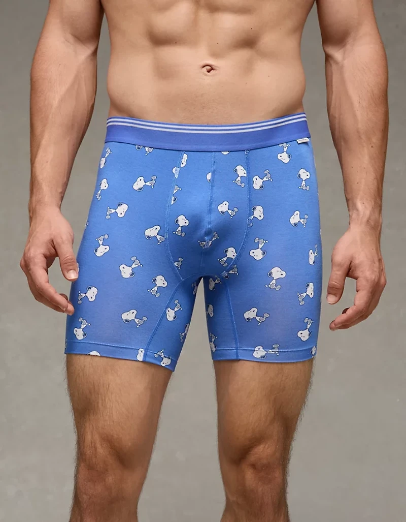 Caleçon boxeur ajusté ultradoux de 6 po pour hommes Snoopy AEO