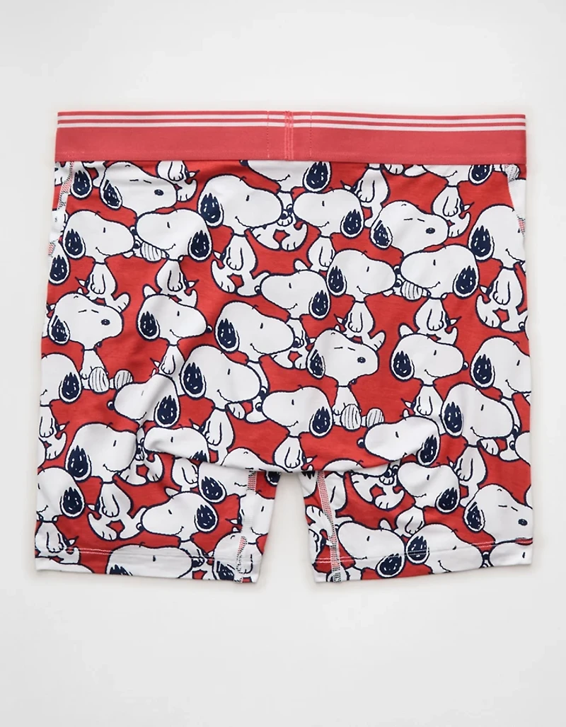 AEO Snoopy Men's 6" Ultra Soft Boxer Brief