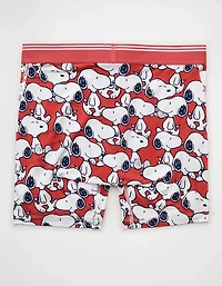 AEO Snoopy Men's 6" Ultra Soft Boxer Brief