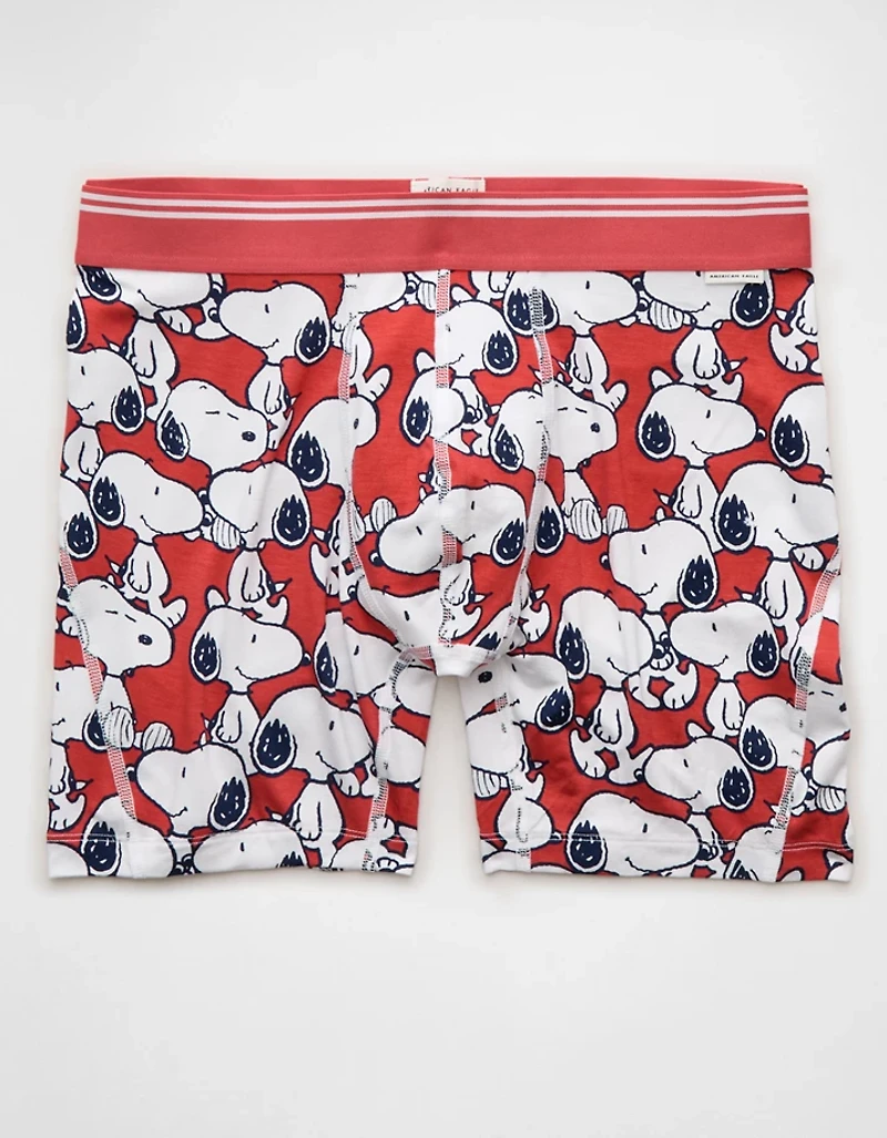 AEO Snoopy Men's 6" Ultra Soft Boxer Brief