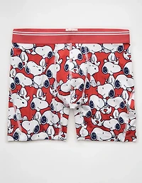 AEO Snoopy Men's 6" Ultra Soft Boxer Brief