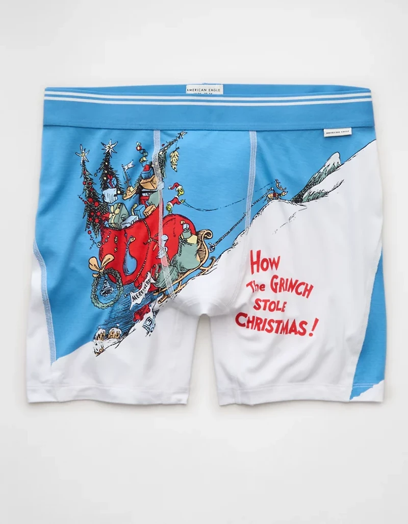 AEO Men's Grinch 6" Ultra Soft Boxer Brief