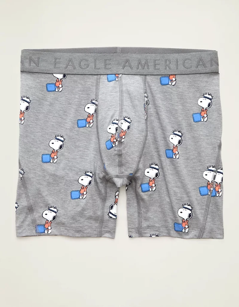 AEO Men's Snoopy 6" Ultra Soft Boxer Brief