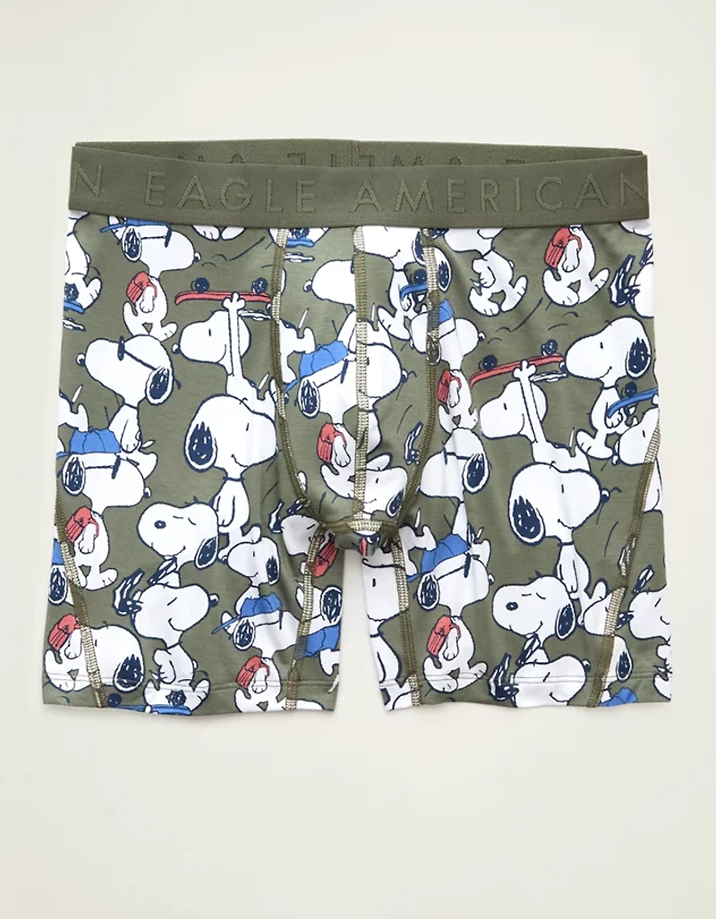 AEO Men's Snoopy 6" Ultra Soft Boxer Brief