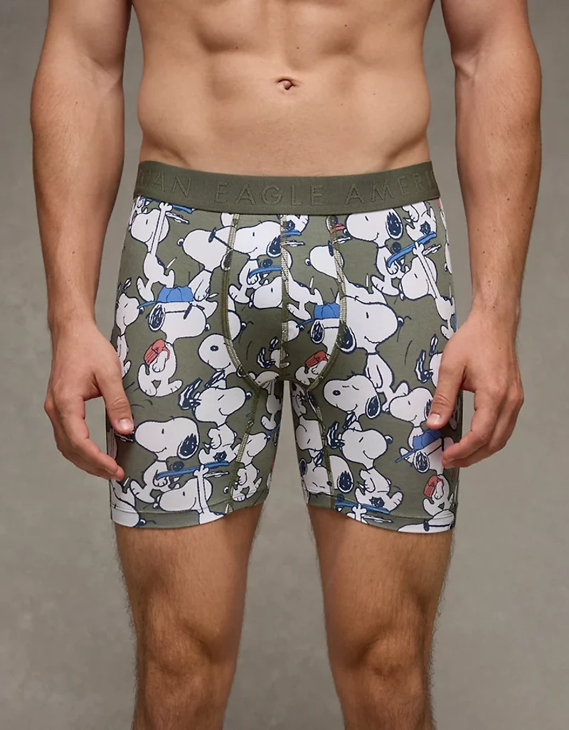 AEO Men's Snoopy 6" Ultra Soft Boxer Brief