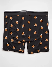 Caleçon boxeur ajusté ultradoux Snoopy de 6 po citrouille pour hommes AEO