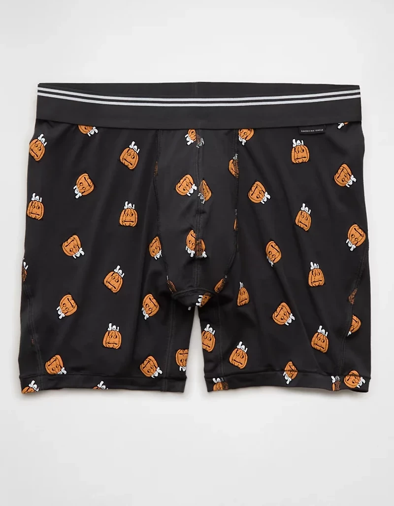 Caleçon boxeur ajusté ultradoux Snoopy de 6 po citrouille pour hommes AEO