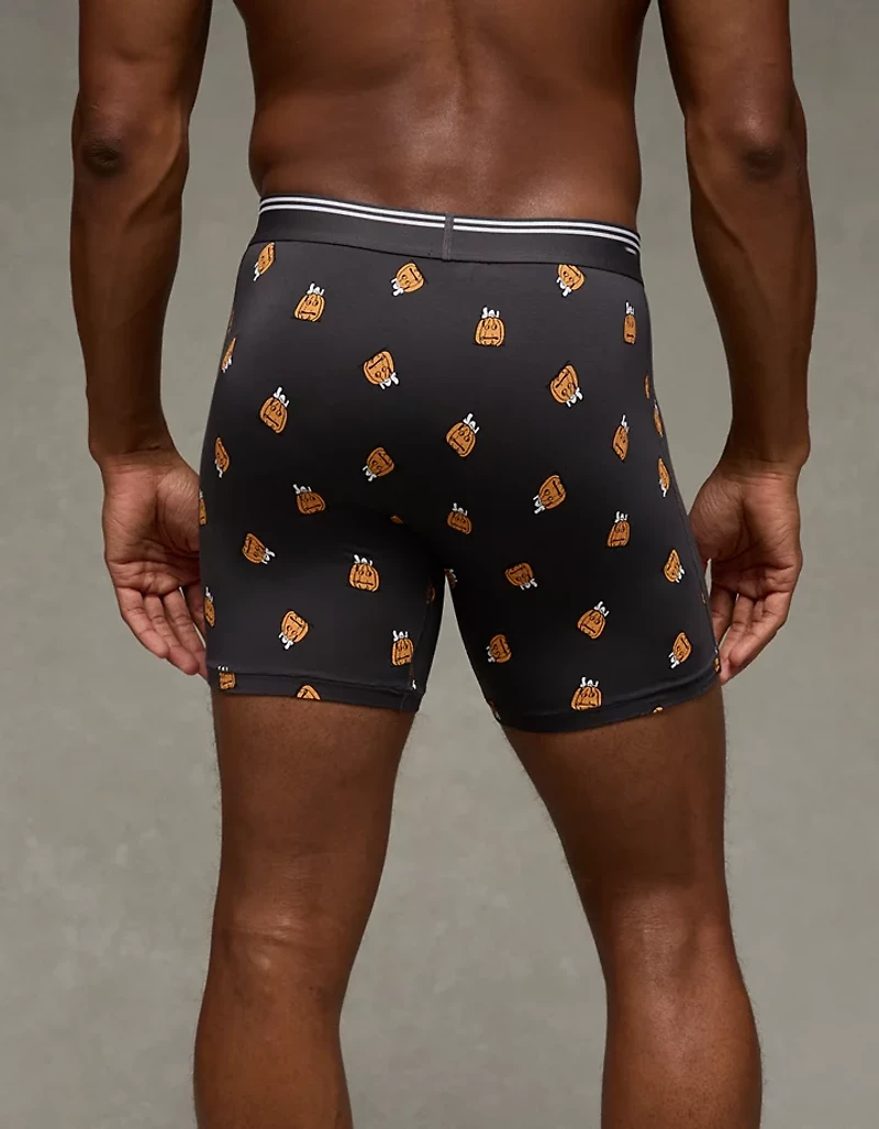 Caleçon boxeur ajusté ultradoux Snoopy de 6 po citrouille pour hommes AEO