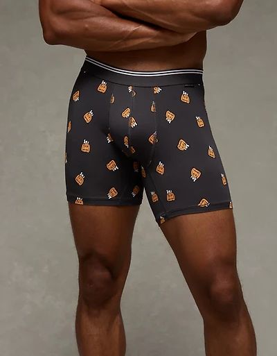 Caleçon boxeur ajusté ultradoux Snoopy de 6 po citrouille pour hommes AEO
