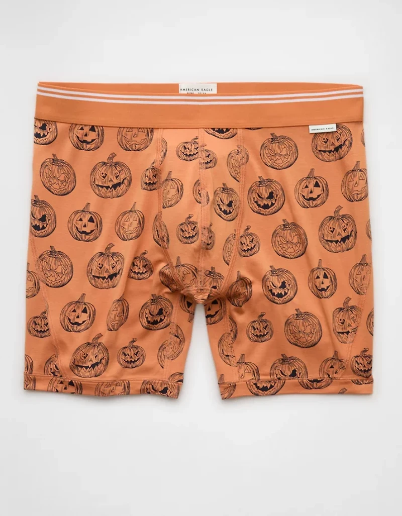 Caleçon boxeur ajusté ultradoux de 6 po citrouille pour hommes AEO