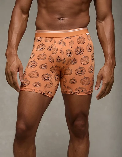 Caleçon boxeur ajusté ultradoux de 6 po citrouille pour hommes AEO