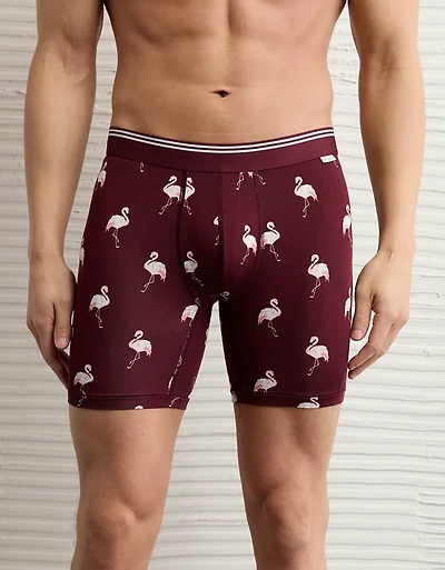 AEO Men's Flamingo 6" Ultra Soft Boxer Brief