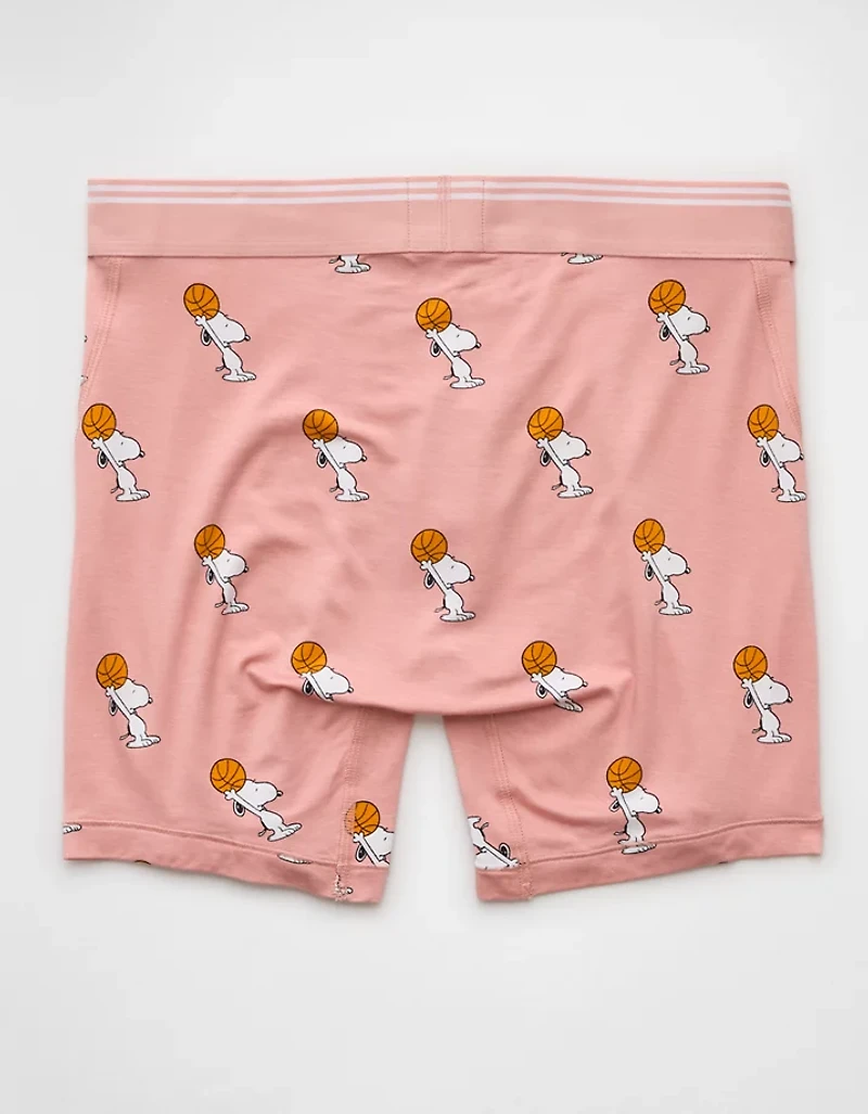 AEO Men's Snoopy Basketball 6" Ultra Soft Boxer Brief