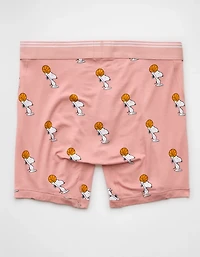 AEO Men's Snoopy Basketball 6" Ultra Soft Boxer Brief