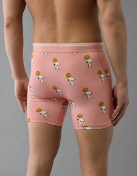 AEO Men's Snoopy Basketball 6" Ultra Soft Boxer Brief