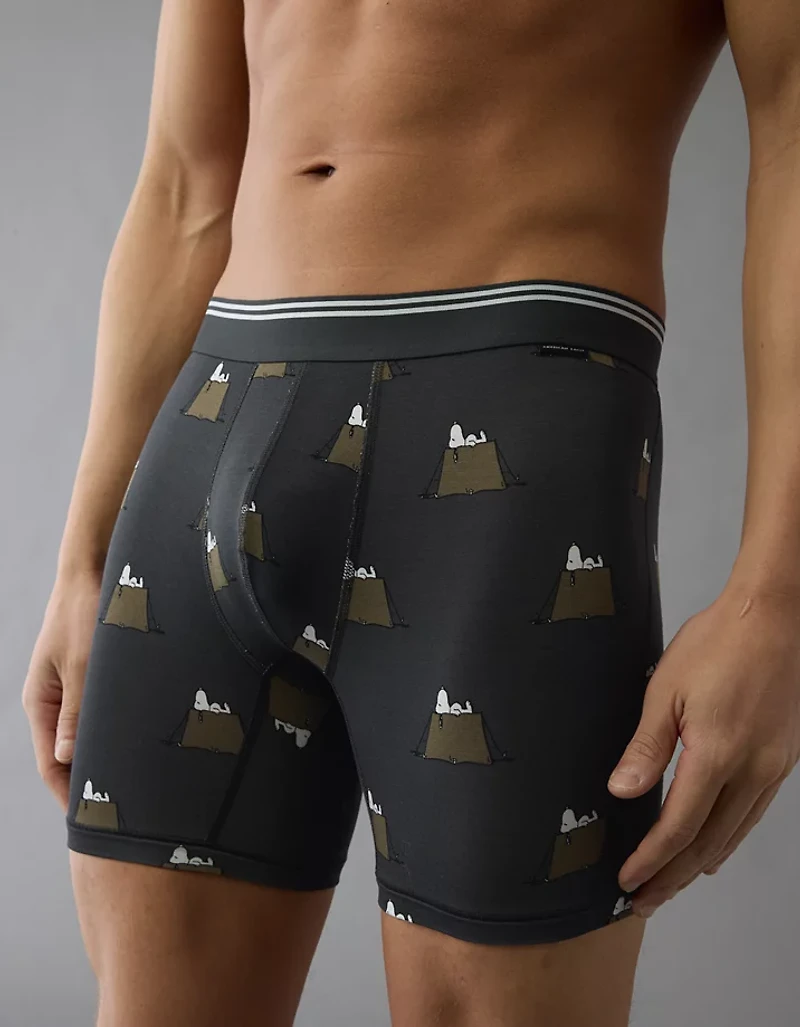 AEO Men's Snoopy Tent 6" Ultra Soft Boxer Brief