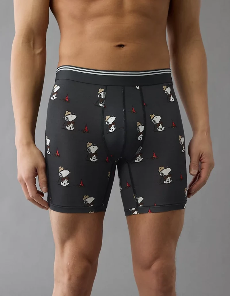 AEO Men's Snoopy Camp 6" Ultra Soft Boxer Brief