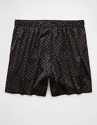 Caleçon boxeur à poche en satin pour hommes AEO