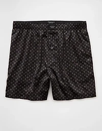 Caleçon boxeur à poche en satin pour hommes AEO