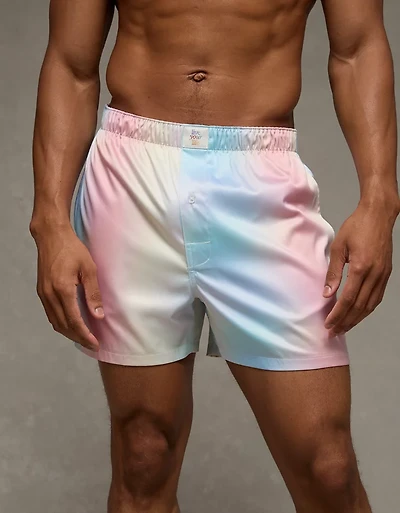 AEO Pride Men's Satin Pocket Boxer Short
