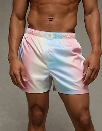 Caleçon boxeur à poche en satin Fierté pour hommes AEO
