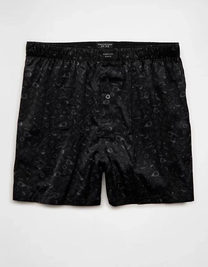 AEO Men's Satin Pocket Boxer Short